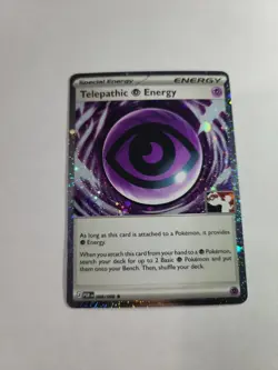 Telepathic Energy Holo Prize Pack Series 9 Promo Pokemon Card NM/LP 088/088 POR - Image 1
