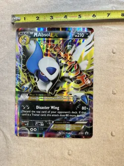 M Absol EX XY63 OVERSIZED Jumbo Promo XY Black Star Promos Pokemon - Image 2