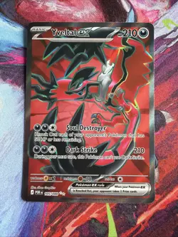 Pokemon TCG Yveltal ex 105/088 ME03 Perfect Order Ultra Rare Full Art Holo NM - Image 1