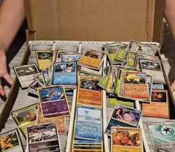Pokemon Card Lot! 250 Count! Holos Included! Bulk Cards! - Image 1