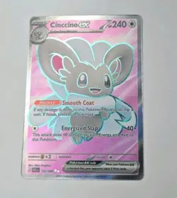 Cinccino ex 105/086 Holo Ultra Rare Chaos Rising Pokemon Pack Fresh - NM - Image 1