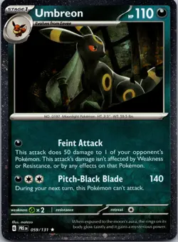 Umbreon (Cosmos Holo) 059/131 Rare Miscellaneous Cards & Products Pokemon NM - Image 1