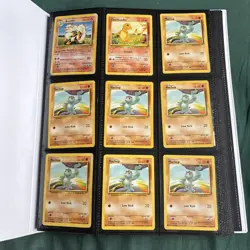 Old Vintage Wotc Pokemon Tcg Binder Bundle Joblot X124 Cards - Image 3