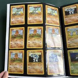 Old Vintage Wotc Pokemon Tcg Binder Bundle Joblot X124 Cards - Image 4