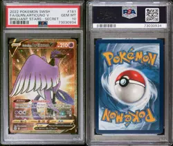 2022 POKEMON SWORD & SHIELD BRILLIANT STARS FULL ART/GALARIAN ARTICUNO V PSA 10 - Image 3