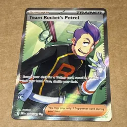 Pokemon TCG Team Rocket's Petrel 226/182 Sv10: Destined Rivals Ultra Rare - Image 1