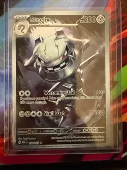 Steelix 150/132 Illustration Rare Mega Evolution Pokemon Near Mint - Image 1