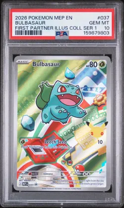 POKEMON FIRST PARTNER ILLUSTRATION SEQUENTIAL SET 37 38 39 Kanto Starters READ - Image 2