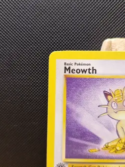 Pokemon TCG 1999 WOTC 1st Edition Meowth 56/64 - Light Play - Image 3