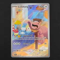 Pokemon TCG Card Lickitung 180/162 S&V Temporal Forces Illustration Rare - NM - Image 1