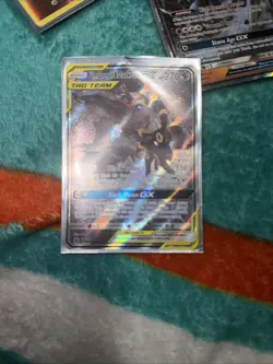 Pokemon Umbreon & Darkrai GX Tag Team Sun and Moon Black Star Promo SM241 LP - Image 1