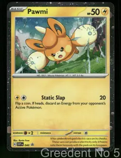 Pawmi (Cosmos Holo) 040 Holo Promo Scarlet & Violet Promo Pokemon Near Mint - Image 1