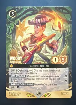 Woody - Jungle Guide (Store Championship Participant) 53 Disney Lorcana Promo... - Image 1