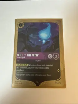 ✨FOIL PROMO Will O' The Wisp - Forest Spirit 51/P3 Disney Lorcana Wilds Unknown - Image 1