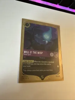 ✨FOIL PROMO Will O' The Wisp - Forest Spirit 51/P3 Disney Lorcana Wilds Unknown - Image 2