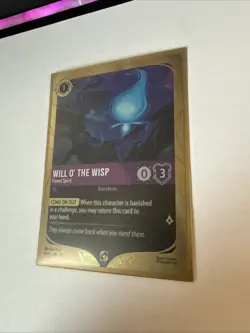 ✨FOIL PROMO Will O' The Wisp - Forest Spirit 51/P3 Disney Lorcana Wilds Unknown - Image 3