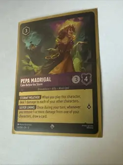 ✨ Foil Disney Lorcana Pepa Madrigal Calm Before The Storm 56/204 Wilds Unknown - Image 3