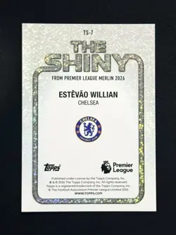 2025-26 Topps Merlin Premier League Estevao Willian RC The Shiny SSP Case Hit - Image 2