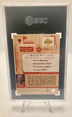 1998 UD MJ Living Legend #147 Michael Jordan Kobe Bryant The Jordan Files SGC 10 - Image 2