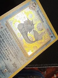 Pokemon TCG Vaporeon Jungle Holo Rare Unlimited 12/64 1999 English WOTC LP/MP - Image 5