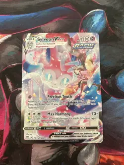 Pokemon TCG Sylveon VMAX TG15/TG30 Brilliant Stars Trainer Gallery Full Art Holo - Image 1