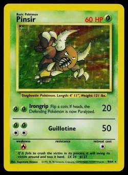Pokemon Card - Pinsir Jungle 9/64 Holo Rare - Image 1