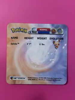 Artbox Pokemon Action Flipz Spinda Lenticular - Image 3