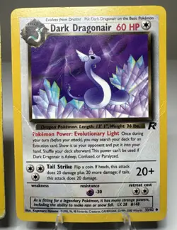 Dragonair 18/102 Rare Base Set Pokemon Dark Dragonair 33/82 Team Rocket DMG - Image 5