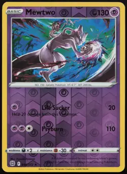 Mewtwo 056/172 Rare Brilliant Stars Pokemon Reverse Holo LP/NM - Image 1
