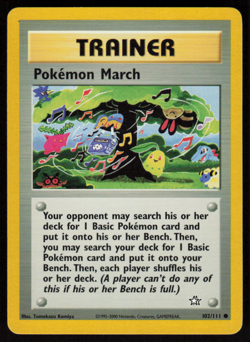 Pokemon March 102/111 Common Neo Genesis Pokemon Unlimited LP - Image 1