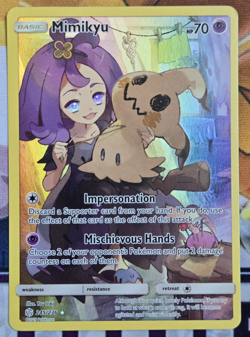 Mimikyu 245/236 Cosmic Eclipse Secret Rare Full Art Holo English - Image 1