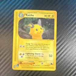 The Pokemon Company Raichu 27/144 Skyridge E-Card Regular Rare EN Stage 1 80 HP - Image 1