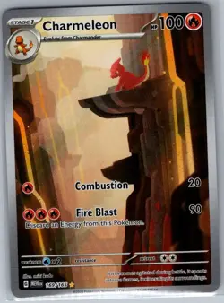 Charmeleon 169/165 SV: Scarlet & Violet 151 - Pokemon Card - NM - Image 1