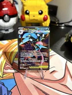Mega Greninja ex Pokemon Chaos Rising 100/086 Full Art Ultra Rare - Image 1