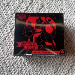 Pokemon TCG Destined Rivals Elite Trainer Box ETB Factory Sealed (5 AVAILABLE) - Image 1