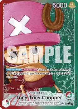Tony Tony.Chopper (Parallel) OP08-001 Leader One Piece Card - Image 1