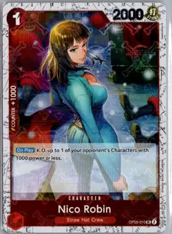 Premium Booster -The Best- #OP05-010 Nico Robin (Jolly Roger Foil) - Image 1
