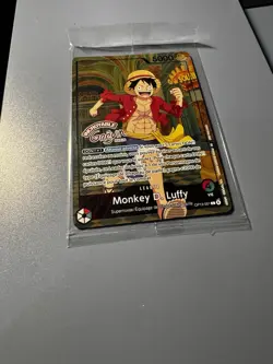 Monkey D Luffy Op13-001 X Musee Grevin One Piece Card French Exclusive Promo - Image 2