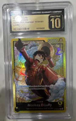 Monkey D Luffy Leader (001) ST29-001 One Piece TCG Starter Deck 29: Egghead Foil - Image 1