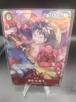 One Piece Card Game Chinese New Year Red Packet Monkey D. Luffy P-001 Promo X2 - Image 2