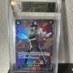Rob Lucci OP03-092 Special Alt Art Super Rare TAG 10 Awakening of the New Era - Image 1