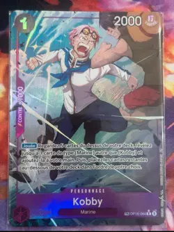 One Piece Koby Kobby OP16-064 TR Treasure Rare FR French Nm - Image 1