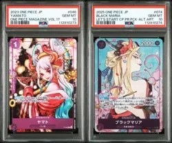 Yamato #046 Black Maria #074 Promo One Piece PSA 10 Sequential Set Japanese 2023 - Image 1