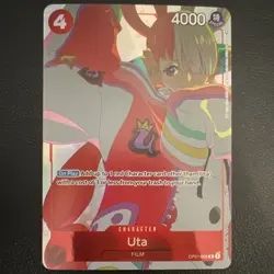 Bandai One Piece Card Game Uta OP01-005 Special Foil Character 4000 EN Rare - Image 1