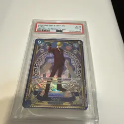 ONE PIECE SANJI SP FIST OF DIVINE SPEED SEC PSA 9 OP06-119 - Image 1