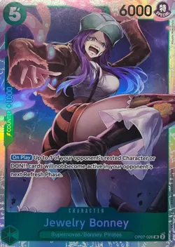 Jewelry Bonney SR OP07-026 - 500 Years in the Future - One Piece TCG - Image 1