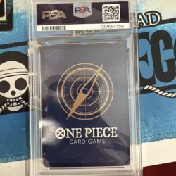 2025 One Piece Dracule Mihawk OP11 Release Event Winner P-081 PSA 10 - Image 2