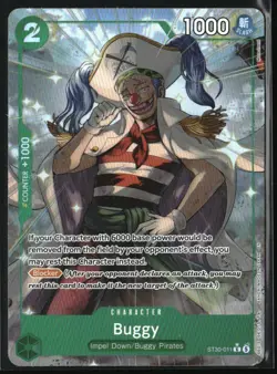 Buggy (Full Art) ST30-011 Starter Deck EX: Luffy & Ace Foil - Image 1