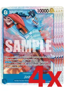 4x Jinbe SR OP14-049 NM - One Piece TCG - Image 1
