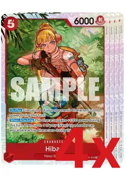 4x Hibari SR OP11-010 NM - One Piece TCG - Image 1
